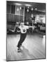 Child Bowling at a Local Bowling Alley-Art Rickerby-Mounted Photographic Print