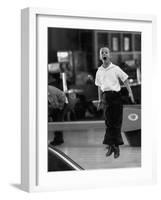 Child Bowling at a Local Bowling Alley-Art Rickerby-Framed Photographic Print