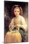 Child Braiding a Crown-William Adolphe Bouguereau-Mounted Art Print