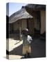 Child by Straw Hut, South Africa-Ryan Ross-Stretched Canvas