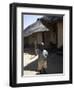 Child by Straw Hut, South Africa-Ryan Ross-Framed Photographic Print