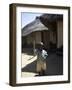 Child by Straw Hut, South Africa-Ryan Ross-Framed Photographic Print