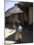 Child by Straw Hut, South Africa-Ryan Ross-Mounted Photographic Print