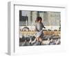 Child Chasing the Famous White Pigeons, Mazar-I-Sharif, Afghanistan-Jane Sweeney-Framed Photographic Print