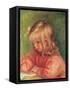 Child Drawing, 1905-Pierre-Auguste Renoir-Framed Stretched Canvas