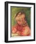 Child Drawing, 1905-Pierre-Auguste Renoir-Framed Giclee Print