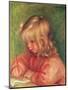 Child Drawing, 1905-Pierre-Auguste Renoir-Mounted Giclee Print