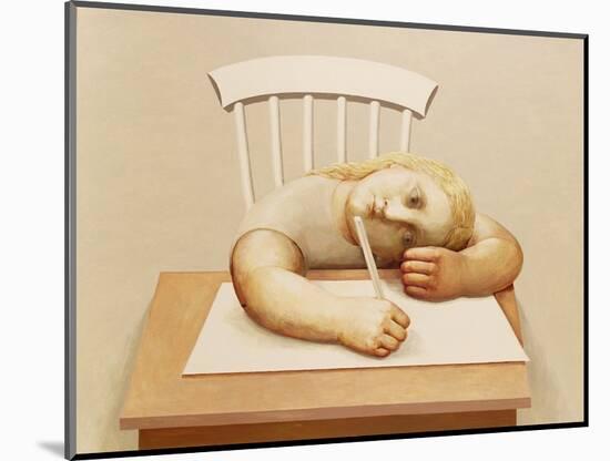 Child Drawing, 1995-Evelyn Williams-Mounted Giclee Print