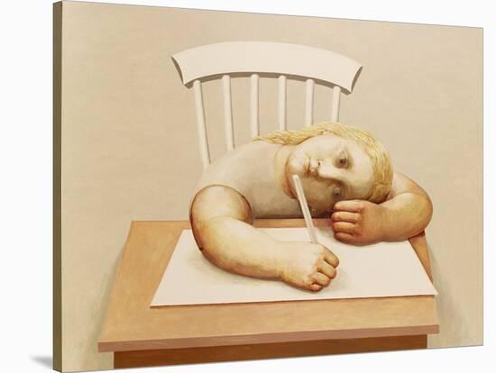 Child Drawing, 1995-Evelyn Williams-Stretched Canvas