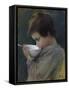 Child Drinking-Mary Cassatt-Framed Stretched Canvas