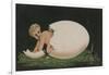 Child Emerging from an Egg-null-Framed Giclee Print