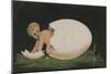 Child Emerging from an Egg-null-Mounted Giclee Print