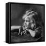 Child Enraptured by What She is Hearing at Mountain Music Festival-W^ Eugene Smith-Framed Stretched Canvas