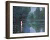 Child Fishing, 1989-Lincoln Seligman-Framed Giclee Print