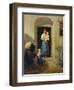 Child Giving Alms, 1858/59-Ferdinand Georg Waldmüller-Framed Giclee Print