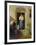 Child Giving Alms, 1858/59-Ferdinand Georg Waldmüller-Framed Giclee Print