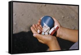 Child Holding Toys-William P. Gottlieb-Framed Stretched Canvas