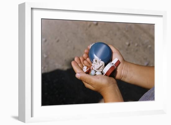 Child Holding Toys-William P. Gottlieb-Framed Photographic Print