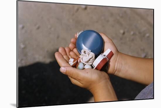 Child Holding Toys-William P. Gottlieb-Mounted Photographic Print