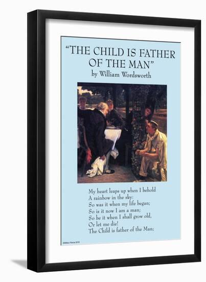 Child If Fathe of the Man-null-Framed Art Print