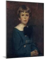Child in a Blue Suit (Portrait of Henry P. Mcilhenny), 1916 (Oil on Canvas)-Jessie Willcox Smith-Mounted Giclee Print