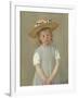 Child in a Straw Hat, 1886-Mary Cassatt-Framed Art Print