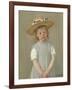 Child in a Straw Hat, 1886-Mary Cassatt-Framed Art Print