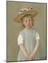 Child in a Straw Hat, 1886-Mary Cassatt-Mounted Art Print