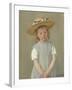 Child in a Straw Hat, 1886-Mary Cassatt-Framed Art Print