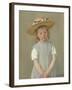 Child in a Straw Hat, 1886-Mary Cassatt-Framed Art Print