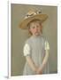 Child in a Straw Hat, 1886-Mary Cassatt-Framed Art Print
