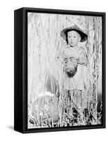 Child in Halloween Costume-null-Framed Stretched Canvas