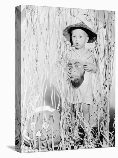 Child in Halloween Costume-null-Stretched Canvas