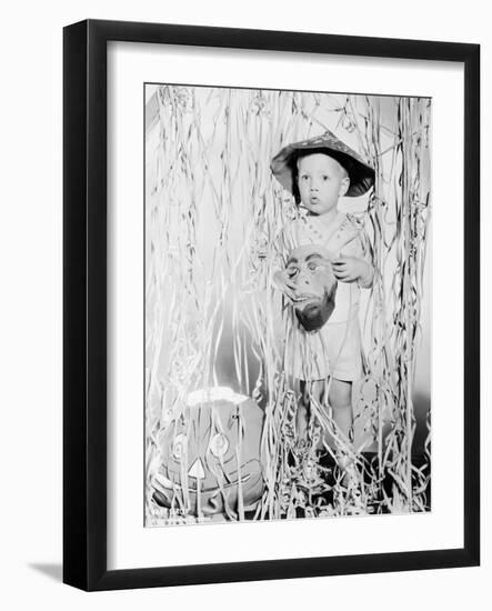 Child in Halloween Costume-null-Framed Photo