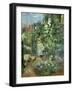 Child in the Hollyhocks, 1881-Berthe Morisot-Framed Giclee Print