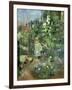 Child in the Hollyhocks, 1881-Berthe Morisot-Framed Giclee Print