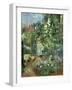 Child in the Hollyhocks, 1881-Berthe Morisot-Framed Premium Giclee Print