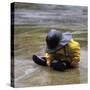 Child in the Rain-Nicole Katano-Stretched Canvas