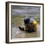 Child in the Rain-Nicole Katano-Framed Photo