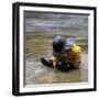 Child in the Rain-Nicole Katano-Framed Photo