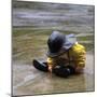 Child in the Rain-Nicole Katano-Mounted Photo