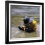 Child in the Rain-Nicole Katano-Framed Photo