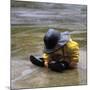 Child in the Rain-Nicole Katano-Mounted Photo