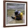 Child in the Rain-Nicole Katano-Framed Photo