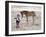 Child in Western Wear Feeding a Pony-Nora Hernandez-Framed Giclee Print