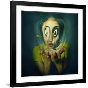 Child Insect-null-Framed Art Print