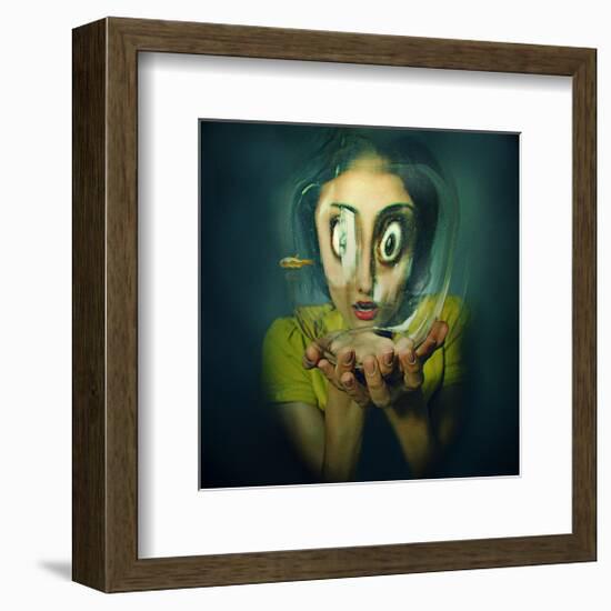 Child Insect-null-Framed Art Print