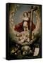 CHILD JESUS AND THE VANITY OF THE WORLD OR CHILD JESUS OF THE SKULLS - 1644 - SPANISH BAROQUE-ANTONIO DE PEREDA-Framed Stretched Canvas