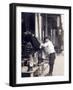 Child Labor, Bootblack at 2 West 4th Street, Wilmington, Delaware. May, 1910-null-Framed Art Print