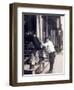 Child Labor, Bootblack at 2 West 4th Street, Wilmington, Delaware. May, 1910-null-Framed Art Print